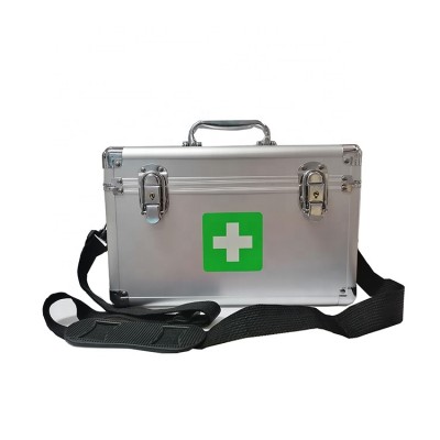 Private Label Household Empty 12 Inch First Aid Kit Aluminum Case